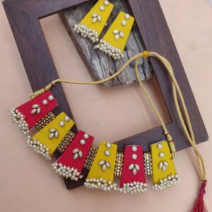 Fabric necklace sets